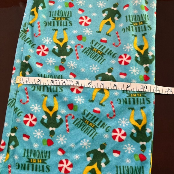 Men’s Elf lounge pants pajama bottoms colorful Smiling is my favorite - Picture 12 of 12